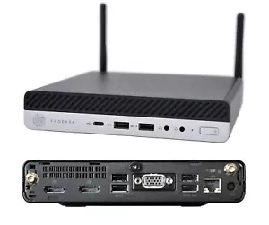 HP ProDesk 600 G4 Mini PC 35W 256/512GB NVMe SSD i3 i5 i7 8/16/32GB RAM WLAN - Bild 1 von 1