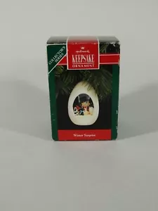 Hallmark Keepsake 1992 Penguin in egg #4 Winter Surprise Ornament - Picture 1 of 1