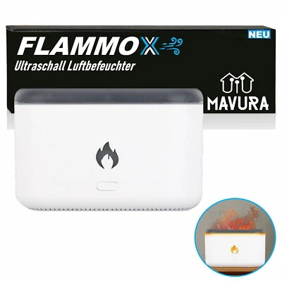 FLAMMOX Luftbefeuchter mit Kamineffekt Flammen Humidifier Raumbefeuchter - Bild 1 von 4