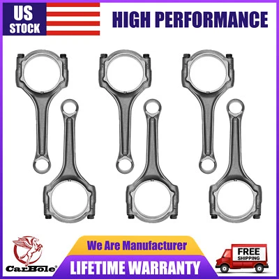 6PCS Connecting Rods For Chrysler 200 300 Town & Country Dodge Jeep RAM 3.6L V6 - Image 1 of 4