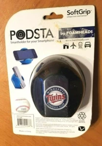 MLB Minnesota Twins Mini-Helmet Podsta Soft Grip Smartholder For Your Smartphone - Picture 1 of 2