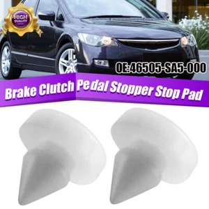 Fits Honda Civic Accord Brake Clutch Pedal Stopper Stop Pad 46505-SA5-000 2pcs - Picture 1 of 9