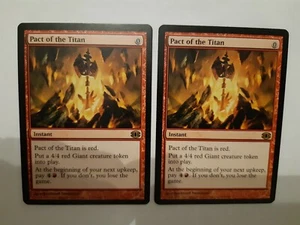 MTG. PACT OF THE TITAN x3. FUTURE SIGHT. RARE. NM/M. MAGIC THE GATHERING - Imagen 1 de 1