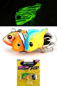     Spro  ASP Jiggin`Spinner auch UV Raubfisch Köder Gamakatsu Haken 5 Größen - Bild 1 von 24