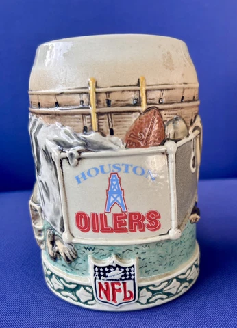 HOUSTON OILERS custom Hand painted SportsSteins Mug NFL limited edition No 1810 Cover