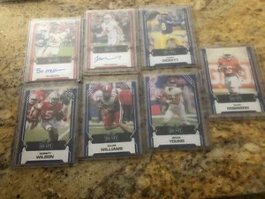 2022 LEAF DRAFT LOT BIJAN BRYCE YOUNG CALEB WILLIAMS PICKETT MELTON CHENAL AUTO - Picture 1 of 2