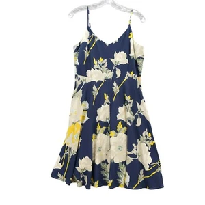 Gap Floral Print Dress Smocked Back Sleeveless Casual Sundress Size M - Picture 1 of 11