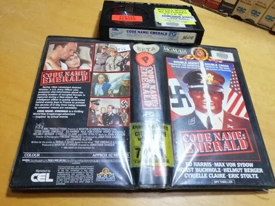 CODE NAME EMERALD - RARE 1985 Australian MGM/UA 1st Beta Rental Issue - THRILLER - image 1 of 4
