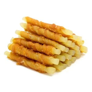 Rawhide Free Treats for Dogs, Chicken Wrapped Cod Sticks Dog Treats, Soft Che... - Picture 1 of 9