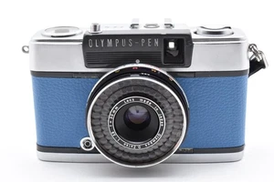 ▶️ MINT OLYMPUS PEN EES-2 Light Blue 35mm Half Frame Film Camera JAPAN 2615890 - Picture 1 of 13