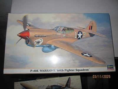 1/48 Hasegawa P-40K Warhawk 64th Fighter Squadron - Immagine 1 di 2