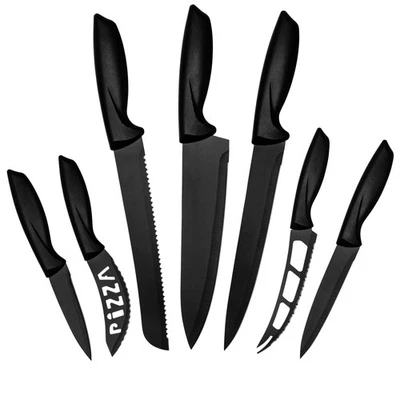LDC Kitchen Black Set - Stainless Steel, Dishwasher Safe Ergonomic Set with A... - Image 1 of 4