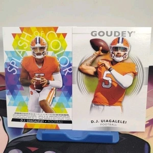 2022 Upper Deck Goodwin Champions Goudey DJ Uiagalelei Splash of Color Card Set - Bild 1 von 6