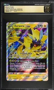 CGC 10 PRISTINE Zeraora VStar SWSH265 Promo Jumbo Pokemon Card POP 1 psa - Picture 1 of 3