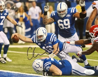 Andrew Luck Signed Autographed Indianapolis Colts 8x10 Photo JSA Coa Stanford - Image 1 of 2