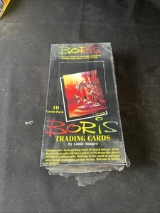 BORIS SERIE 1 FACTORY SEALED BOX OF TRADING CARDS 1991 COMIC IMAGES - Bild 1 von 6