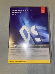 Adobe Photoshop CS5 Extended For Mac OS w/ Serial Number Code - Picture 1 of 3