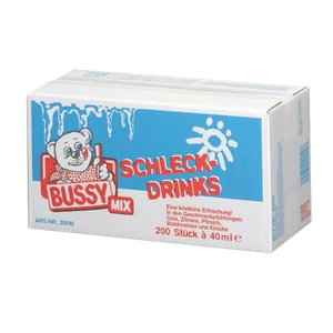 Bussy Mix Schleckdrinks Wassereis, 200 x 40ml Box - Bild 1 von 1
