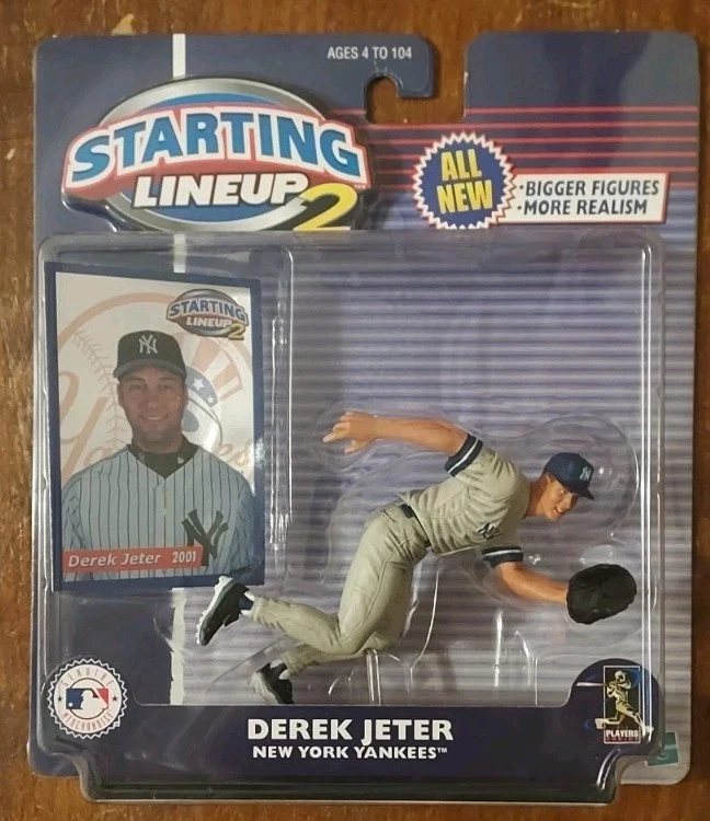 Boneco 2001 Starting Lineup 2 Derek Jeter MLB New York Yankees  - Imagem 1 de 1