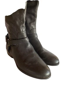Ralph Lauren Damen Schwarz Leder Stiefel Reitsport Look Stiefel Größe US 8,5 B - Bild 1 von 9