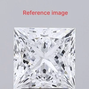 VVS1 to VS1 Princess Cut Lab Grown Diamond 1 Carat IGI certified DEFG Color - Picture 1 of 15