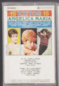 ANGELICA MARIA 15 EXITOS MEXICAN ROCK' ROLL CASSETTE EDI EDI JOHNNY EL ENOJON - Picture 1 of 4