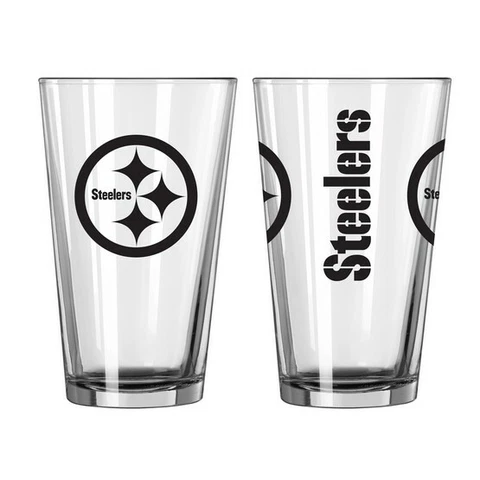 Pittsburgh Steelers Boelter NFL Game Day 16oz Pint Glass(1) FREE SHIP!! Cover