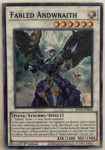 YuGiOh - Blazing Vortex - Fabled Andwraith - BLVO-EN044 - Súper Raro - Imagen 1 de 1