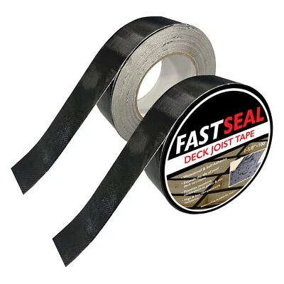 2 Rolls FastSeal Deck Joist Tape 1-5/8" x 100' Waterproof Adhesive Flashing Tape