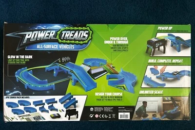 Power Treads All-Surface Vehicles Glow In Dark Course Track Design Free S&H New - Image 1 of 4