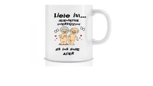 Tasse mit Spruch " Liebe ist gegenseitige ... " l Geburtstag, Geschenke - Bild 1 von 1