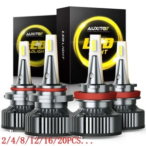 AUXITO 9005 H11 LED Headlight Beam Hi-Lo White Combo For Toyota Camry 07-18 2/4X - Picture 1 of 21