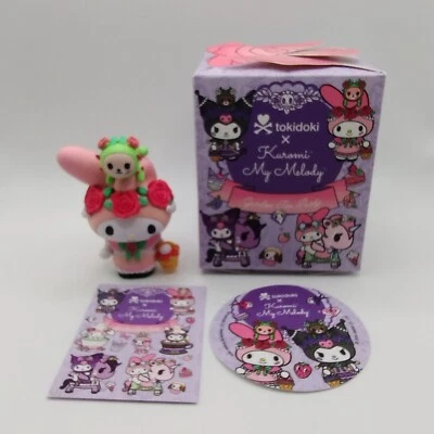 Figura Vinilo Tokidoki My Melody & Rosie Garden Tea Party Lolita Kuromi Rose Foto 1 de 4