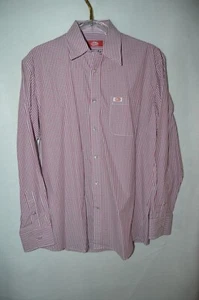 Dr Pepper Pearl Snap White And Red Check Button Down Shirt Mens XL Cotton - Picture 1 of 6