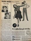 Mum Deodorant, Bowling, Vintage Print Ad