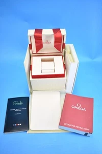 Omega Deville Box, presentation box, instructions, receipts WATCH NOT INCLUDED - Picture 1 of 13