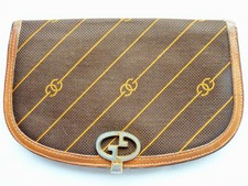VINTAGE AUTHENTIC 1960's GUCCI ITALY CLUTCH WALLET 4.25" X 7" 