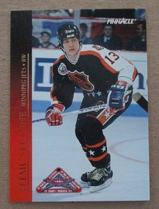 TEEMU SELANNE Winnipeg JETS 1993-94 PINNACLE All Stas HOCKEY CARD #32