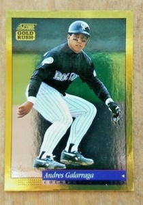 1994 SCORE ANDRES GALARRAGA GOLD RUSH CARD#8 NM-MT ROCKIES CARDINALS BRAVES