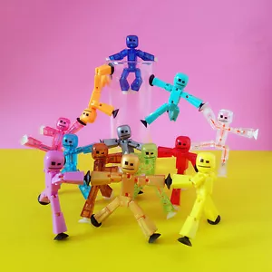 Casuale 4pz Zing Stikbot ROBOT ANIMAZIONE Figure Singole Giocattoli Bambino Regali - Foto 1 di 10
