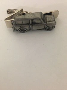 Mini Traveller ref151 pewter effect car emblem on a Tie Clip 4cm - Picture 1 of 1