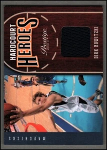 Camiseta deportiva 2010-11 Prestige Hardcourt Heroes Materials #9 Dirk Nowitzki 24/249 casi nueva-como nueva - Imagen 1 de 1