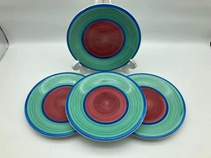 Set of 4 Ceramica San Marciano 7 3/4" D Handpainted Made in Italy Plates - Picture 1 of 5