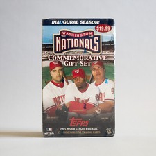 Washington Nationals Inaugural Season Commemorative Gift Set 2005 New Sealed