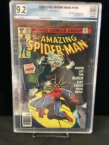 Amazing Spiderman #194 PGX 9.2 - NOT cgc (1st Black Cat, NEWSSTAND Edition) - Picture 1 of 10