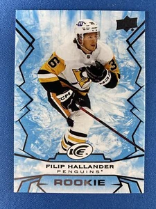 Filip Hallander 2022-23 Upper Deck Ice #129 Rookie Pittsburgh Penguins - Picture 1 of 2