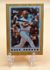 1987 Topps Major League Leader Minis Dave Parker Cincinnati Reds #6 NM