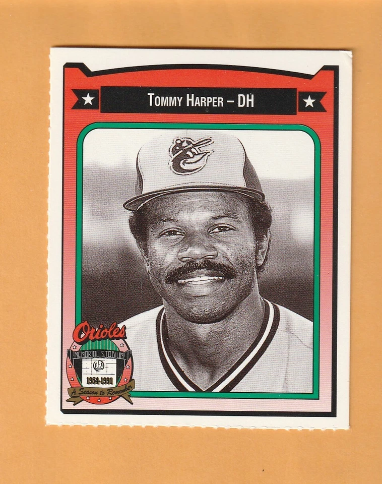 Tommy Harper Baltimore Orioles 1991 Crown card #181 Alameda California 7Y - Image 1 of 2