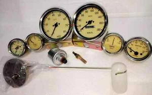 Smiths 52mmTemp+Aceite+Voltios+Combustible+Velocímetro+Tacho 100 mm Con 3 Unidades de Transmisor - Imagen 1 de 4