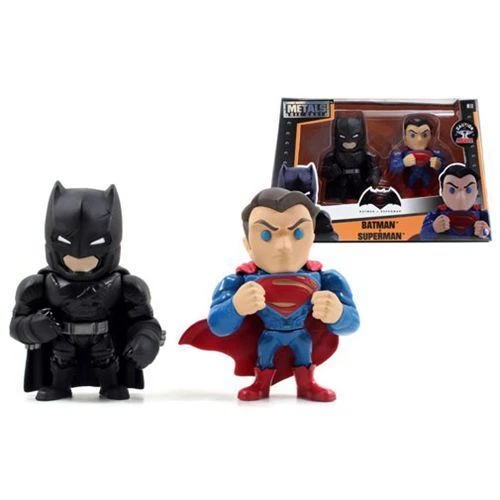 JADA  METAL BATMAN V SUPERMAN 4" TWIN PACK (ALTERNATIVE VERSION) 97524  - Image 1 of 1